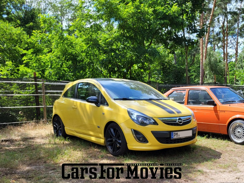 CarsForMovies | Opel Corsa D 1,4 Turbo 2014 Deutschland Gelb Schwarz Zivilfahrzeug Coupe DE - Berlin 7667 tuning